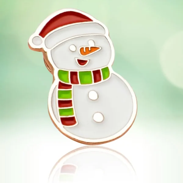 Pin de Navidad Metalico Pines con Espiritu Navideño